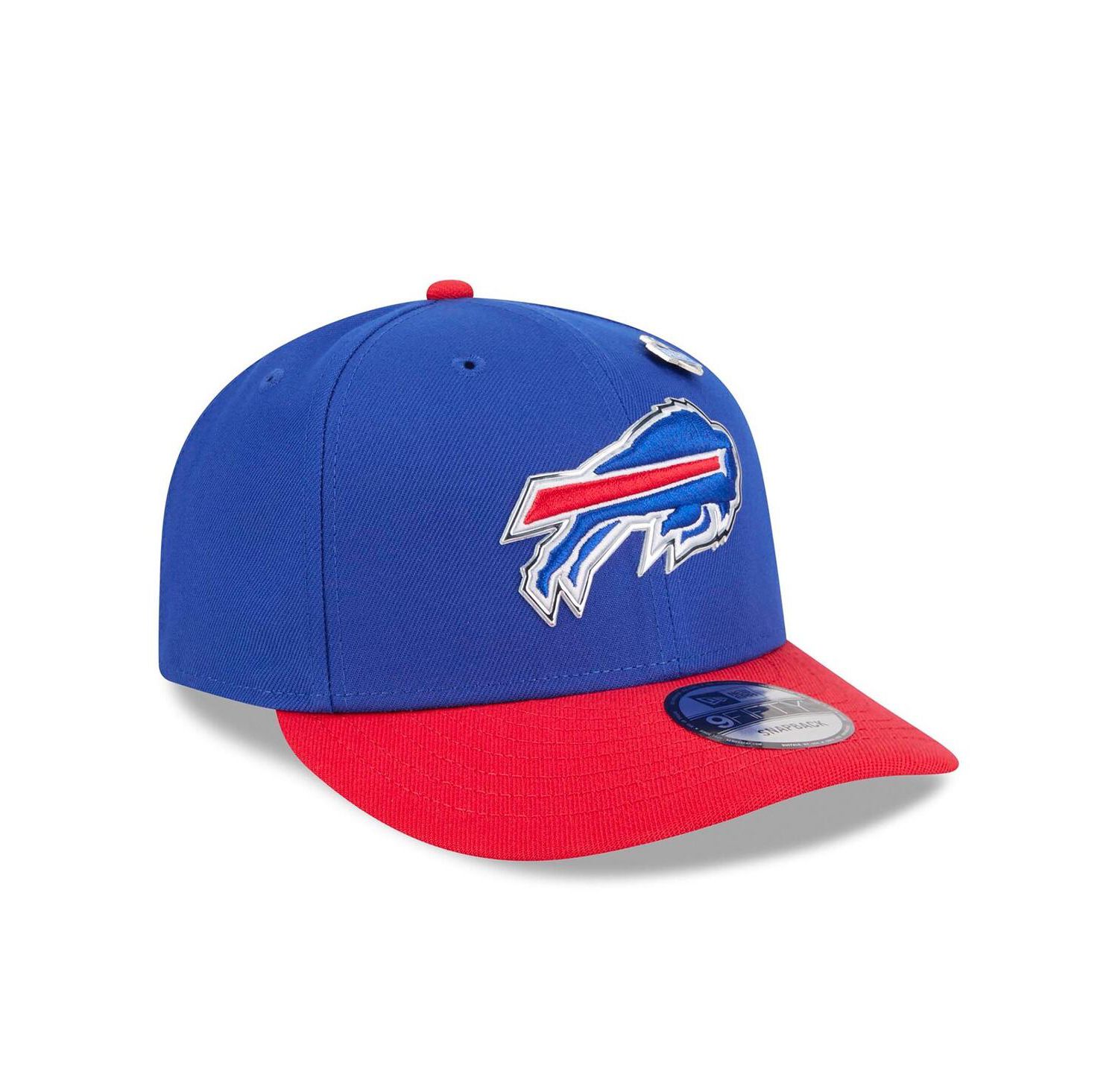 Men's Royal/Red Buffalo Bills 2026 NFL Draft On Stage Pre-Curved 9FIFTY Snapback Hat