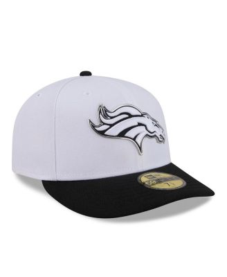Men's White/Black Denver Broncos 2026 NFL Draft Pre-Curved 59FIFTY Fitted Hat