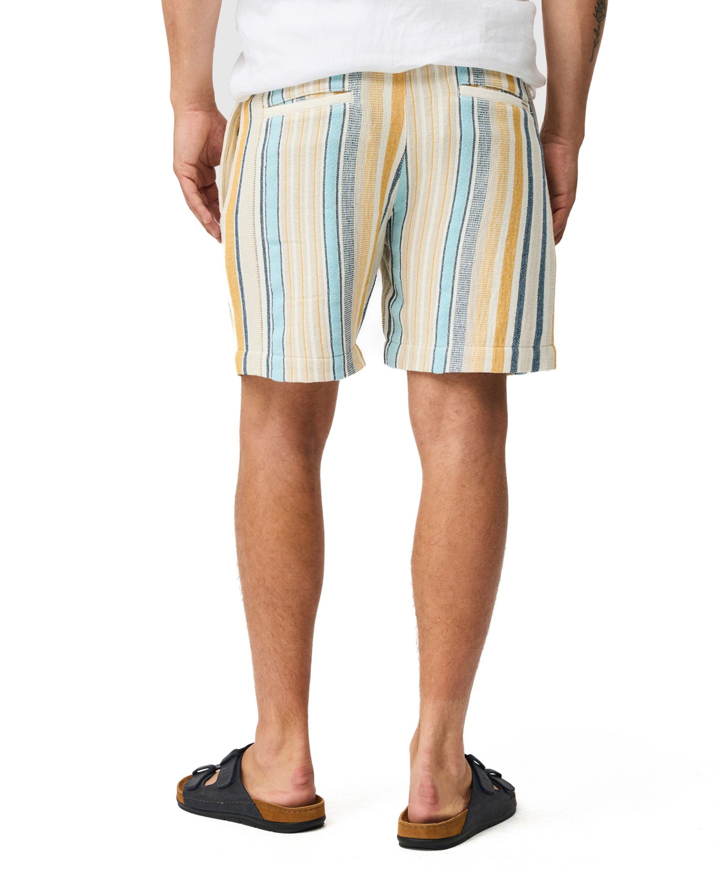 Мужские шорты Rodd & Gunn Relaxed-Fit Lakeland 7" Shorts, цвет: Золотой — фото 5