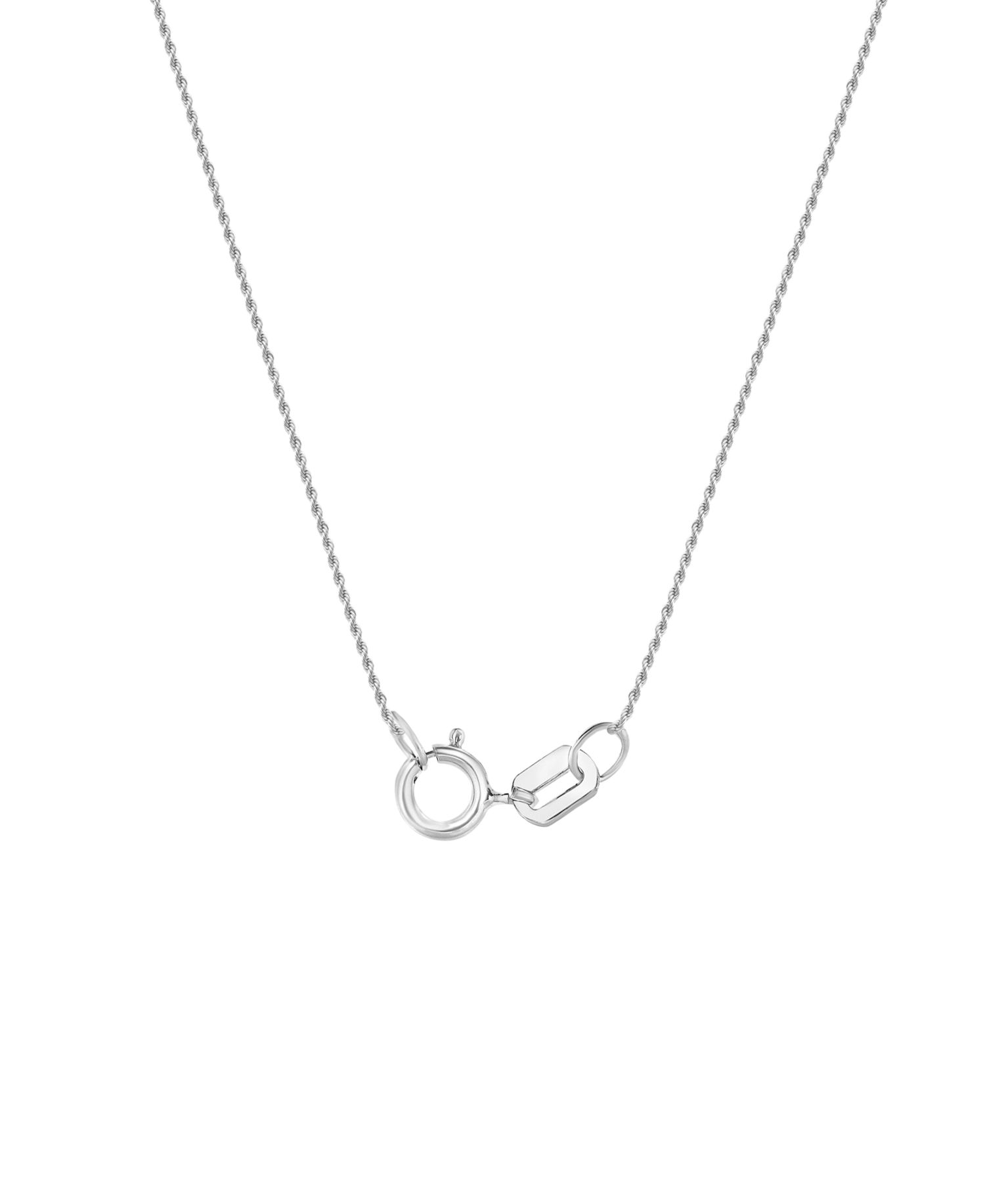 Diamond Cluster Pendant Necklace in Sterling Silver (1/10 ct. t.w.)