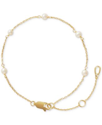 Adelie Freshwater Pearl Station Bracelet
