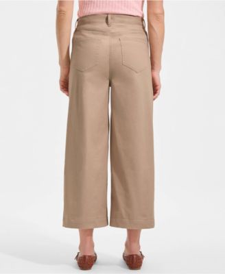 Petite Knockabout Chino High Rise 5 Pocket Wide Leg Crop Pants