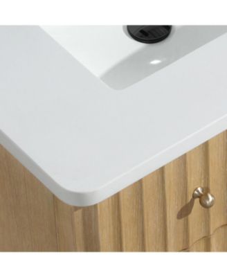 La Jolla 30", Freestanding, Oak Finish