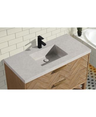 42" Carlsbad Freestanding, Weathered Fir Finish