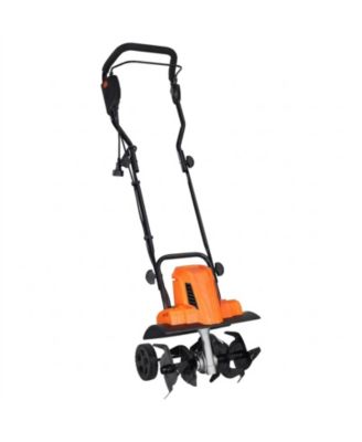 10 Amp Electric Tiller, 14" Tilling Width, Corded Cultivator for Lawn Digging