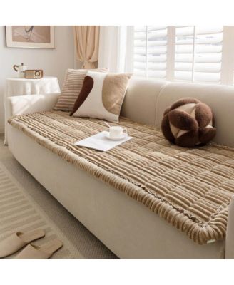 Soft Flannel Breathable Sofa Seat Pad