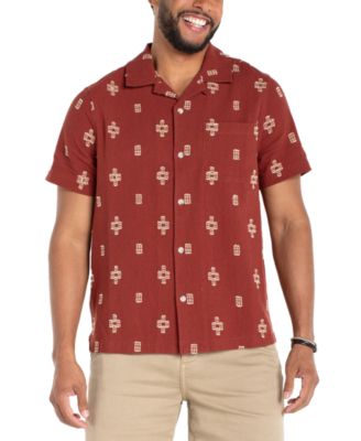 Men's Short-Sleeve Camp Collar Shirt