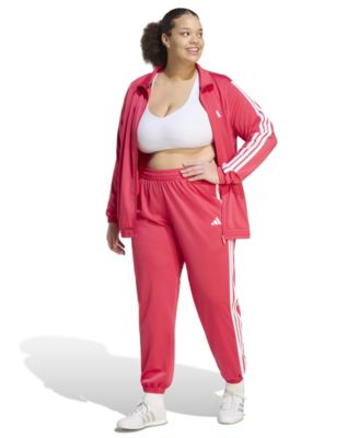 Plus Size Essentials Tricot Three Stripes Track Jacket