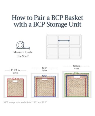 Scalloped in Hyacinth Storage Basket Set of 5