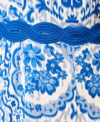 Women's Printed Square Neck Jumpsuit