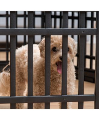 USA Dog Playpen, 6-Panel 24" Pet Playpen, Puppy Playpen, Indoor/Outdoor Dog Pen, 60 x 60 x 24, Foldable, Customizable