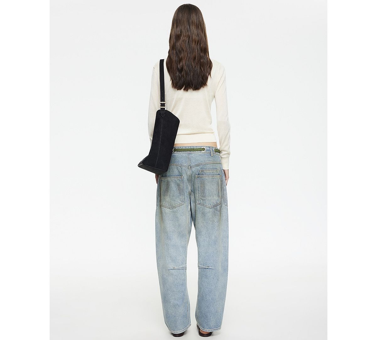 Lioness Women's Rush Hour Tie-Front Side Jeans view 5 — MAYCSS fashion products