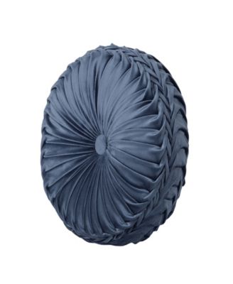 Michaela Tufted Round Decorative Pillow, 15" x 15"