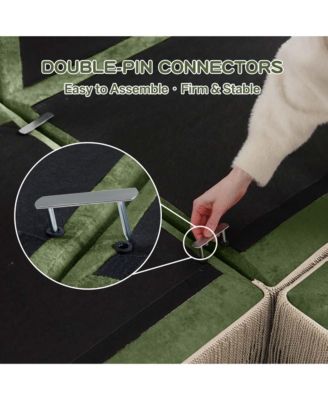 77" Loveseat Sofa, Velvet Upholstered 2-Seater Couch with Button Tufted Back and Floor-Length Tassel Fringe Skirt for Living Room