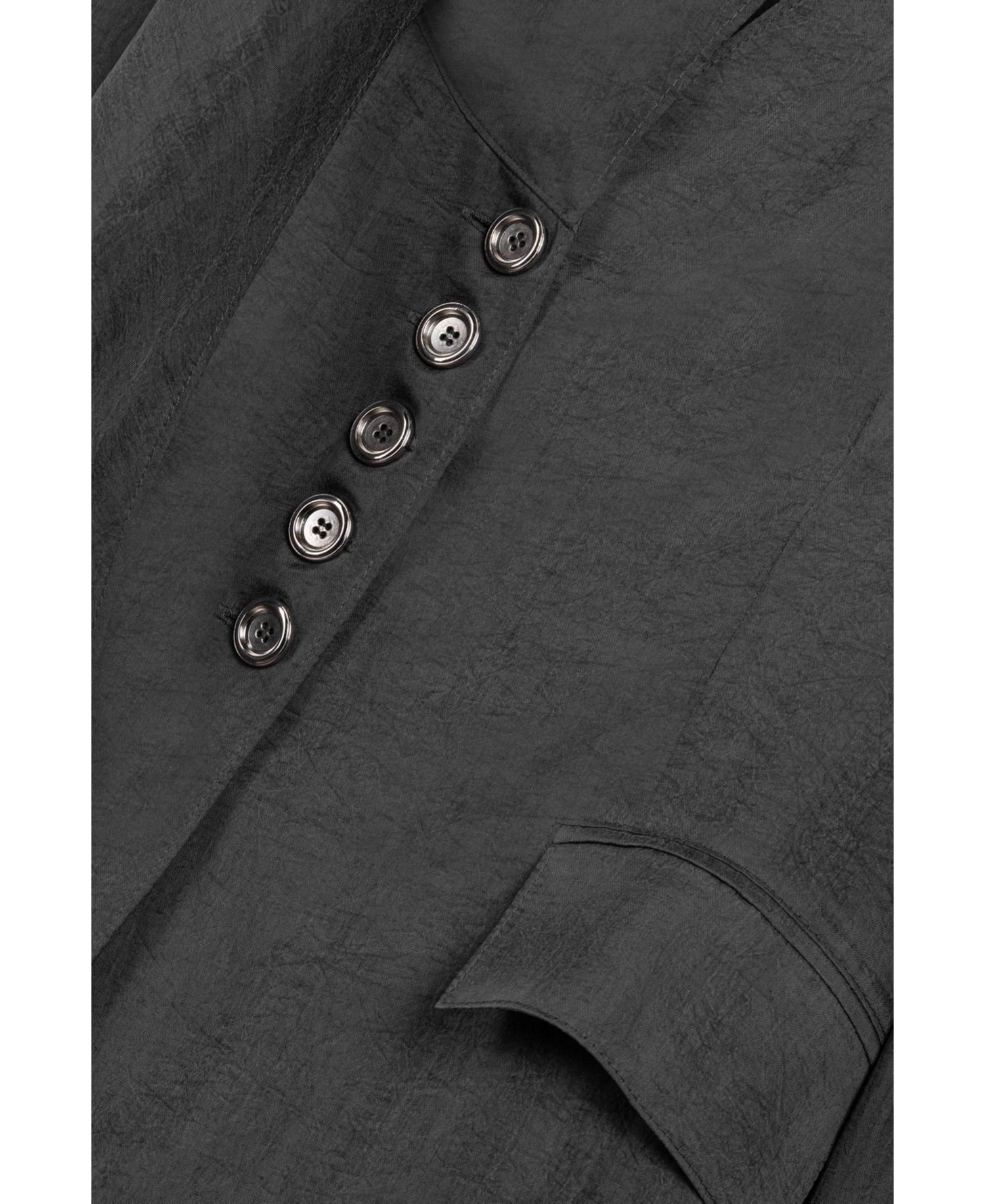 Women's Asymmetrical Draped Tailored Jacket