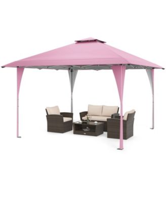 13 x 13 ft Pop Up Gazebo with Carrying Bag Stakes and Wind Ropes