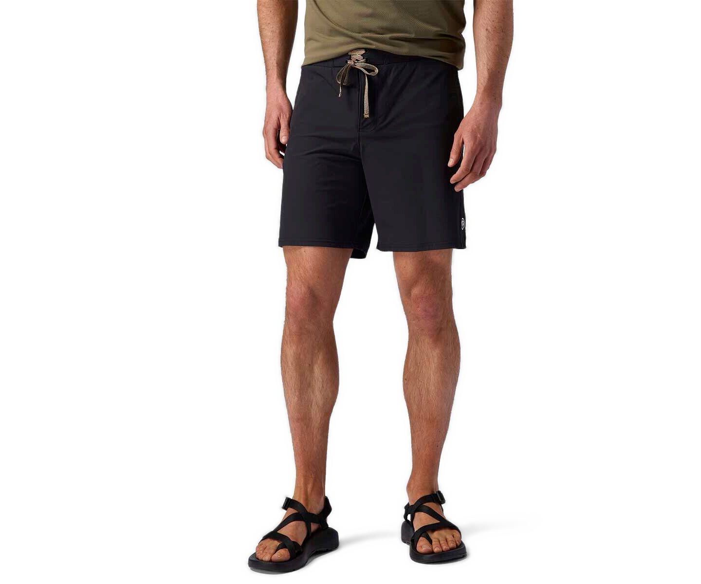 Мужские шорты Backcountry Tahoe Boardwalk Short Hybrid, цвет: Чёрный — фото 1