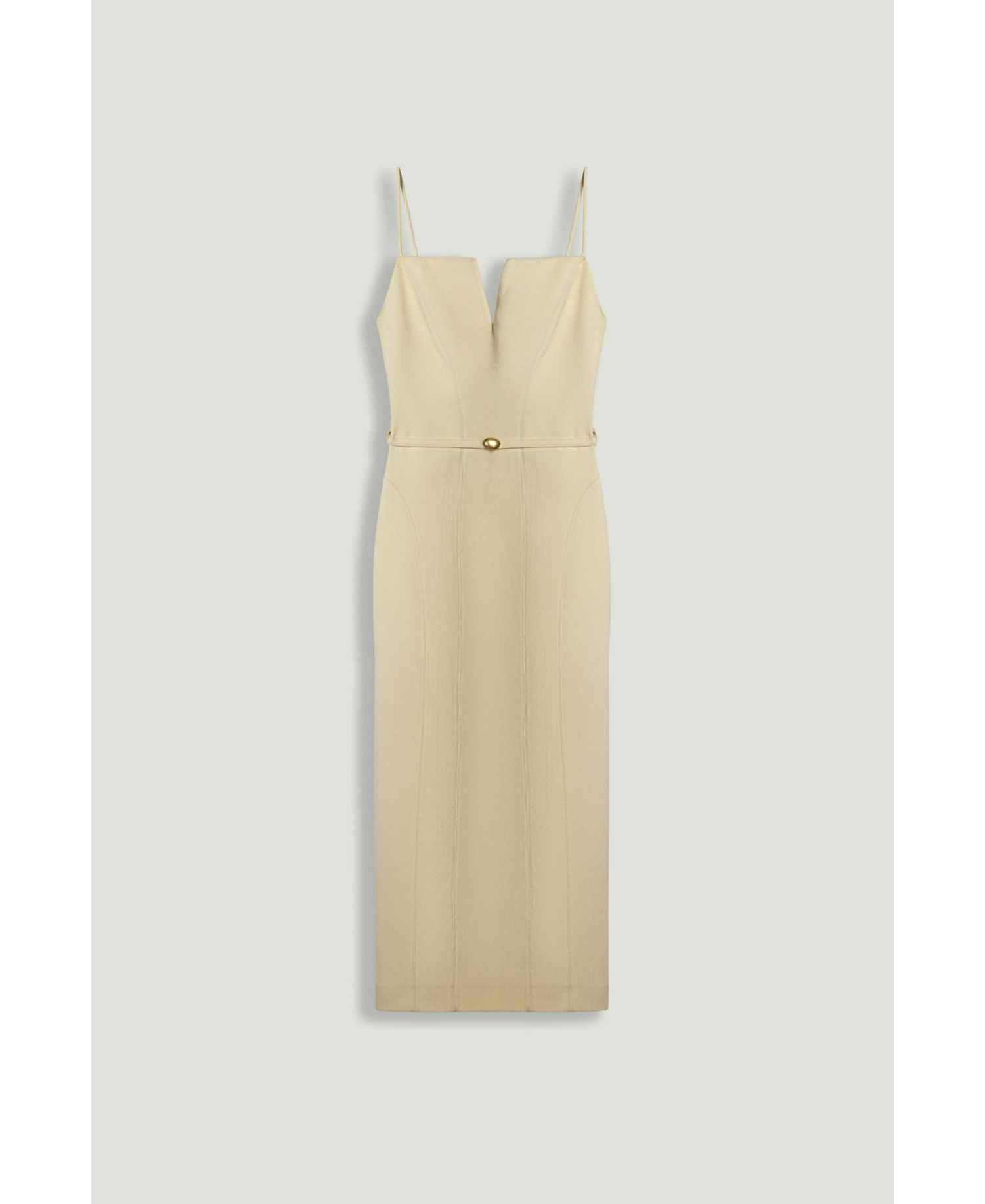 Women's Strappy Belted Midi Dress