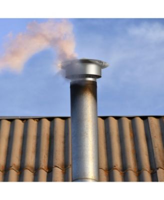 Chimney Cap, 6 Inch, 304 Stainless Steel Round Roof Rain Cap for Insulation