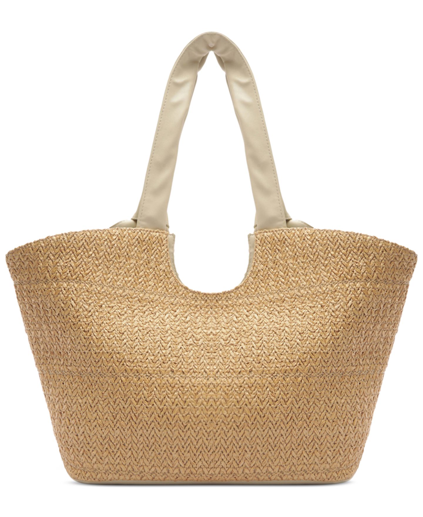 Женская сумка Arezzo Carmela Large Snap Button Shopping Handbag, цвет: Натуральный — фото 2