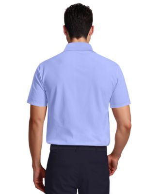 Men's Airflux Solid Mesh Short-Sleeve Golf Polo Shirt