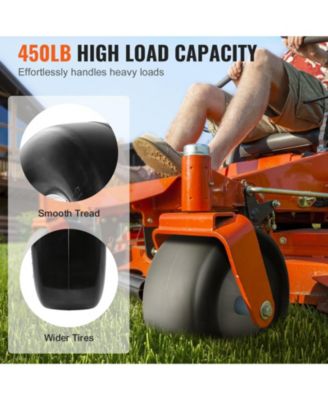 Lawn Mower Tires with Rim, 13x5-6", Tubeless, 2-Pack, Flat-Free PU Tires