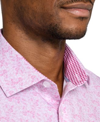 Men's Slim-Fit Performance Stretch Comfort Dress Shirt