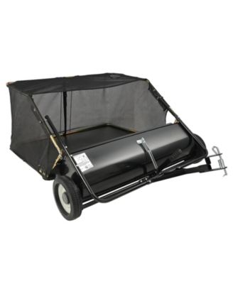 Tow Behind Lawn Sweeper, 50 in, 26 cu. ft Capacity, Adjustable Sweeping Height