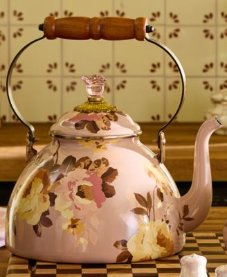 Wild Rose Mauve 3-Quart Tea Kettle
