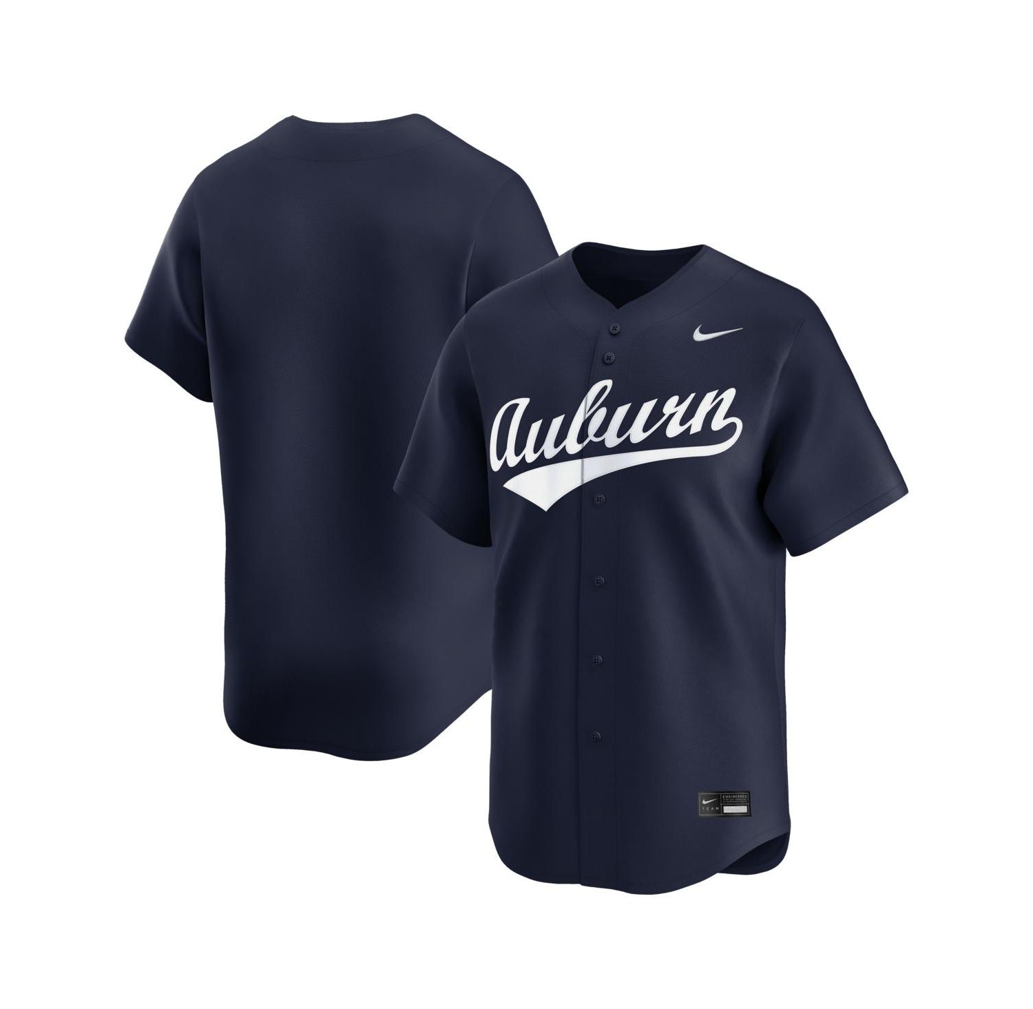 Men's Navy Auburn Tigers Alternate Limited Baseball Jersey