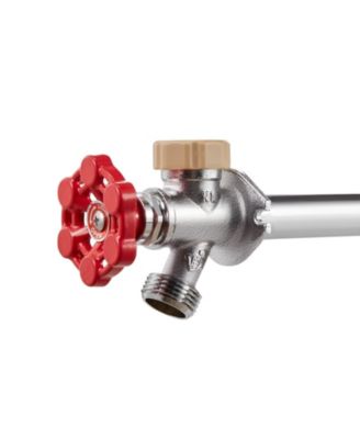 Anti-Siphon Frost-Proof Sillcock, 12" Outdoor Faucet Bib with Backflow Preventer