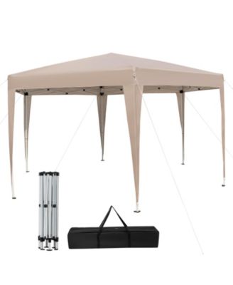 13 x 11.5 ft Hexagon Pop Up Canopy with Height Adjustable Legs