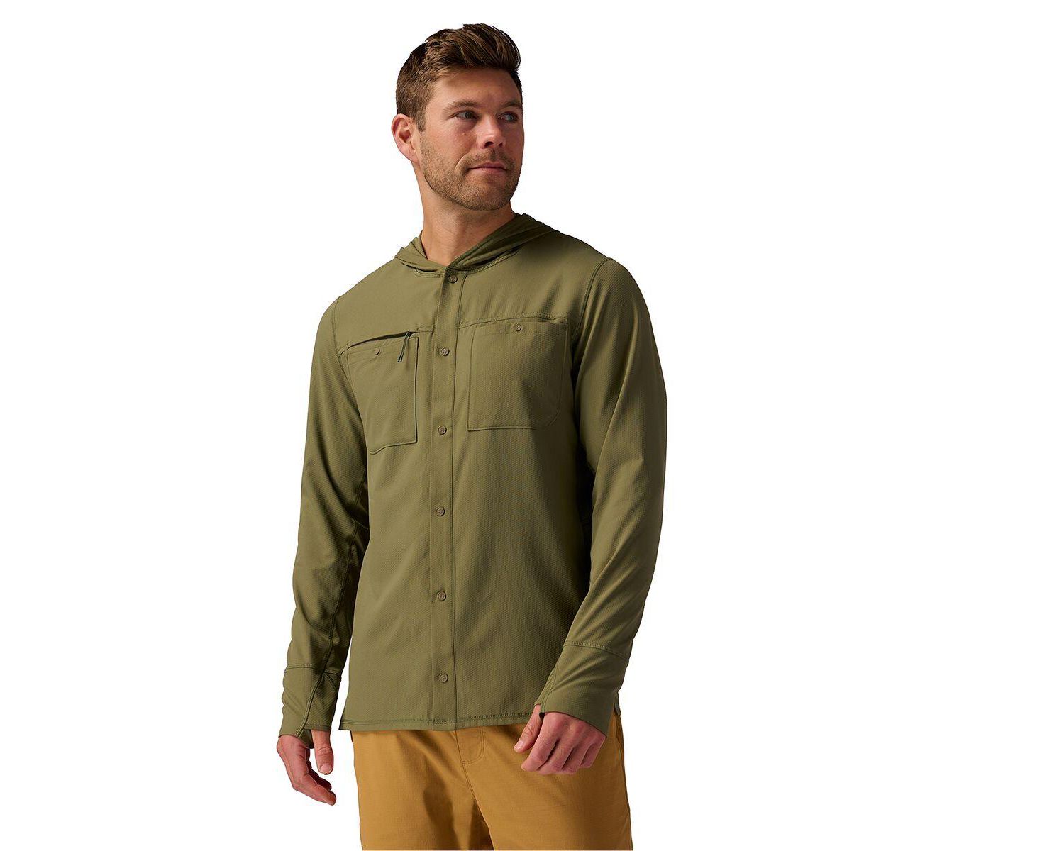 Men's Hybrid Tahoe Sun Hoodie Performance Shirts Long Sleeve