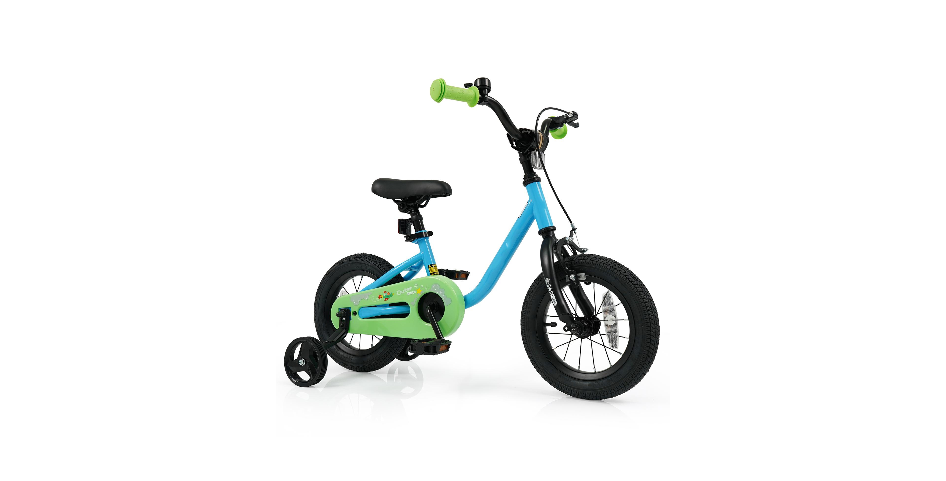 Slickblue Kids Bicycle for Children Beginner Bike with Training Wheels