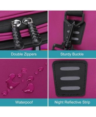 Bike Rack Bag with Removable Panniers Insulated Waterproof Bicycle Trunk Cooler Storage Rear Seat Cargo for Commuting Travel Camping