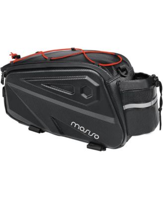 Bike Rear Rack Bag 14L Waterproof Trunk Bag with Shoulder Strap, EVA Cycling Storage Pouch for Commuting, Travel and Outdoor Use