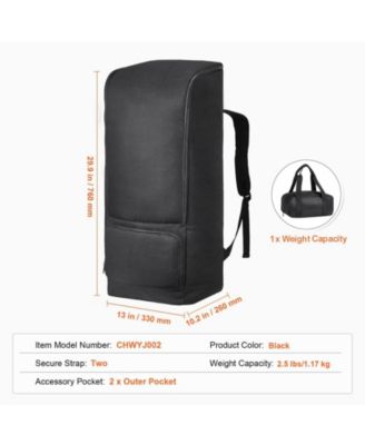 29.9 Inch Telescope Carrying Case with Shoulder Straps and Storage Pockets