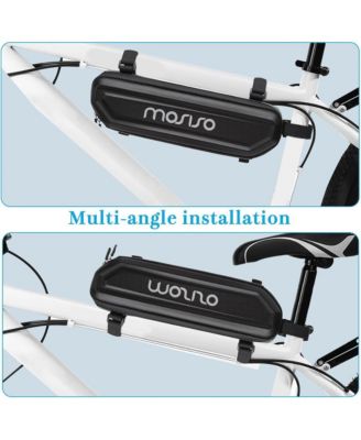 Waterproof Bike Frame Bag Hard Shell EVA Triangle Storage Bag 6L Bicycle Under Tube Tool Pouch for Cycling Commuting