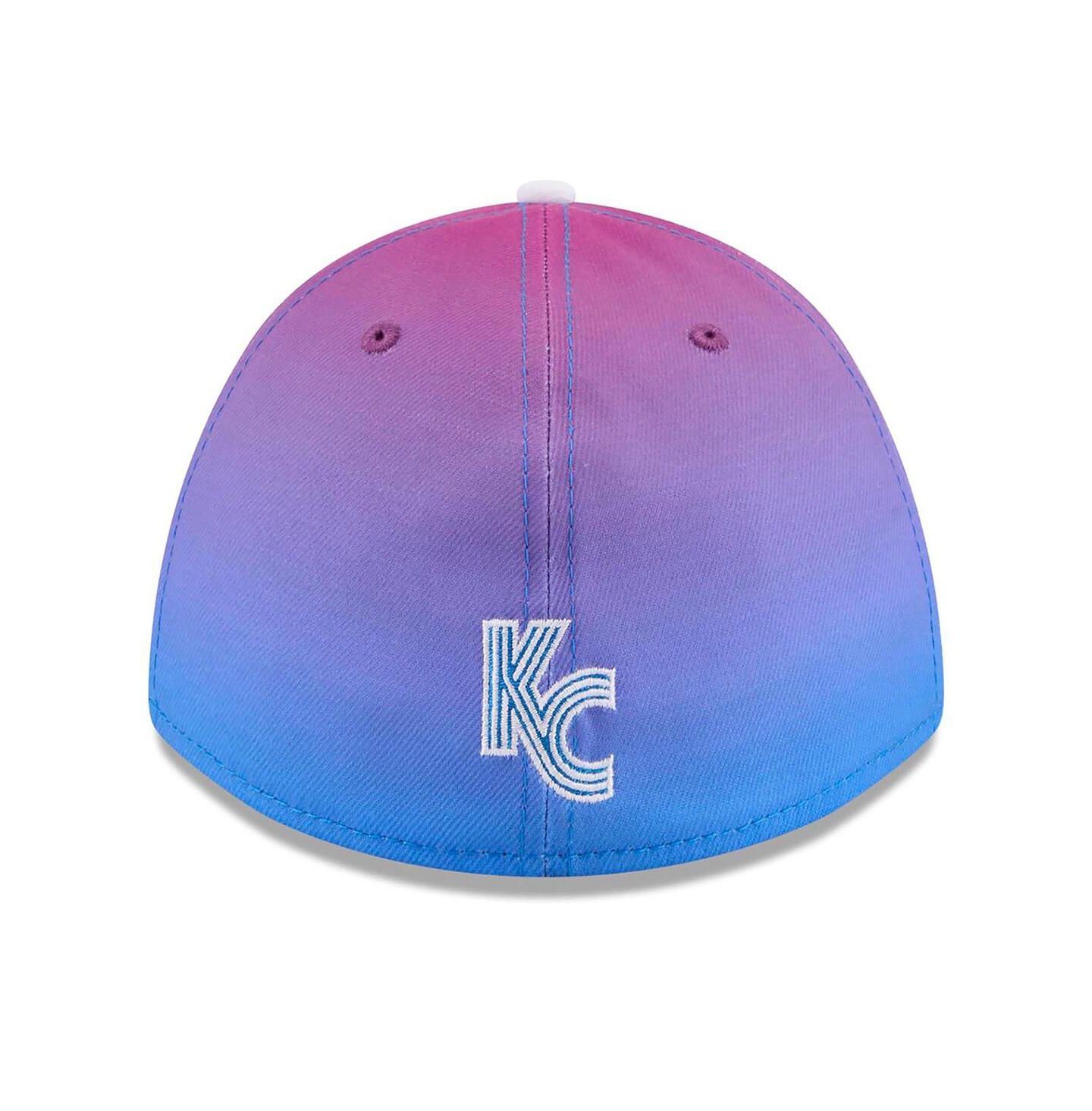 Мужская кепка New Era Black Kansas City Royals 2026 City Connect M-Crown 39THIRTY Flex Hat — фото 5