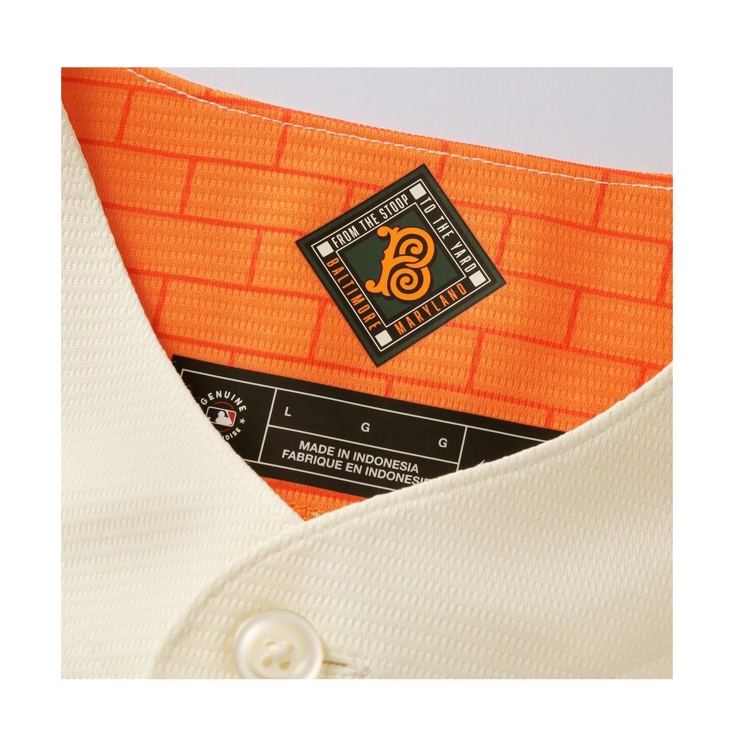 Мужской топ Nike Dylan Beavers Natural Baltimore Orioles 2026 City Connect Stadium Jersey — фото 4