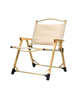 Easy Push-in Clip Folding Camping Chair Wooden Outdoor leisure equipment