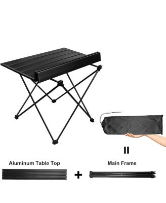Folding Camping Table Ultralight Aluminum Portable Hiking Camping Outdoor Recreation Gear