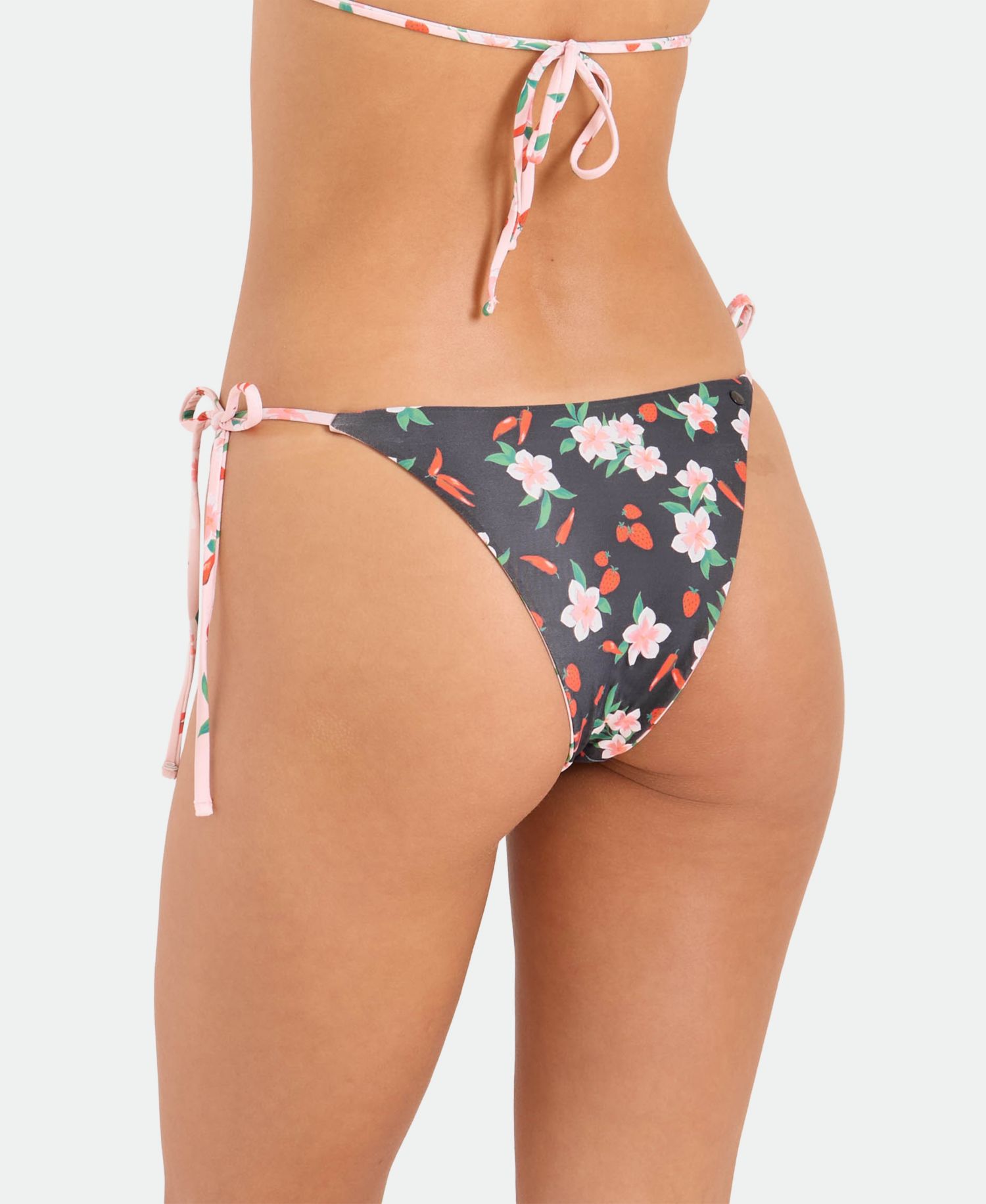 Women's Floral Print Side-Tie Bikini Bottoms