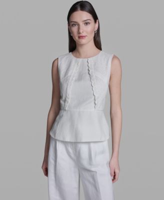 Women's Sleeveless Crewneck Top