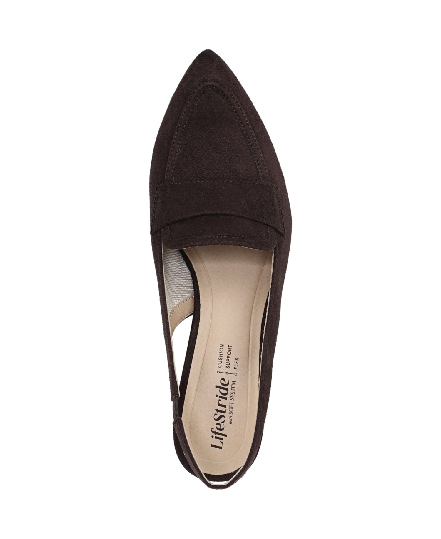 Women's Angel Pointed Toe Block Heel Slingback Pumps