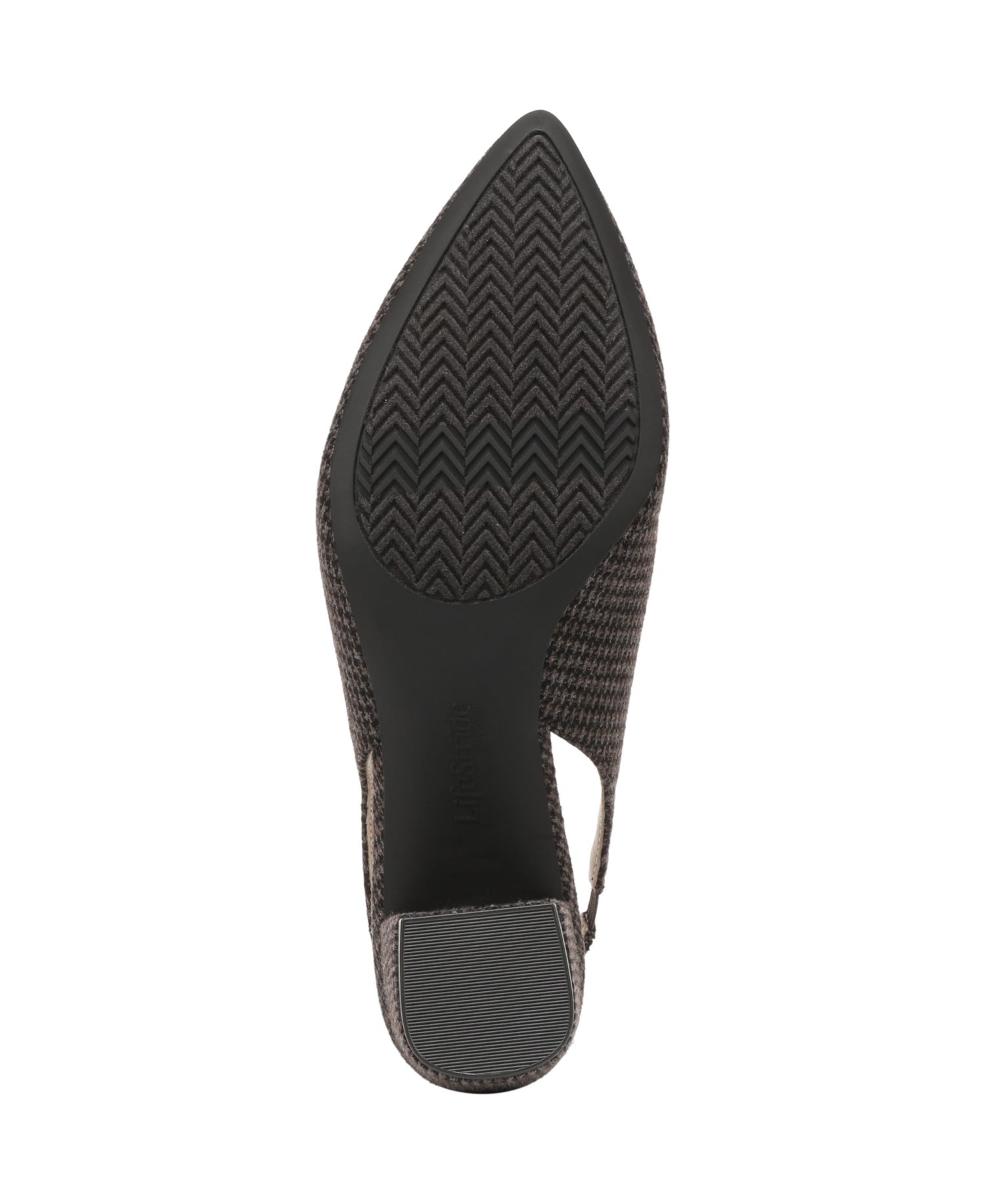 Women's Angel Pointed Toe Block Heel Slingback Pumps