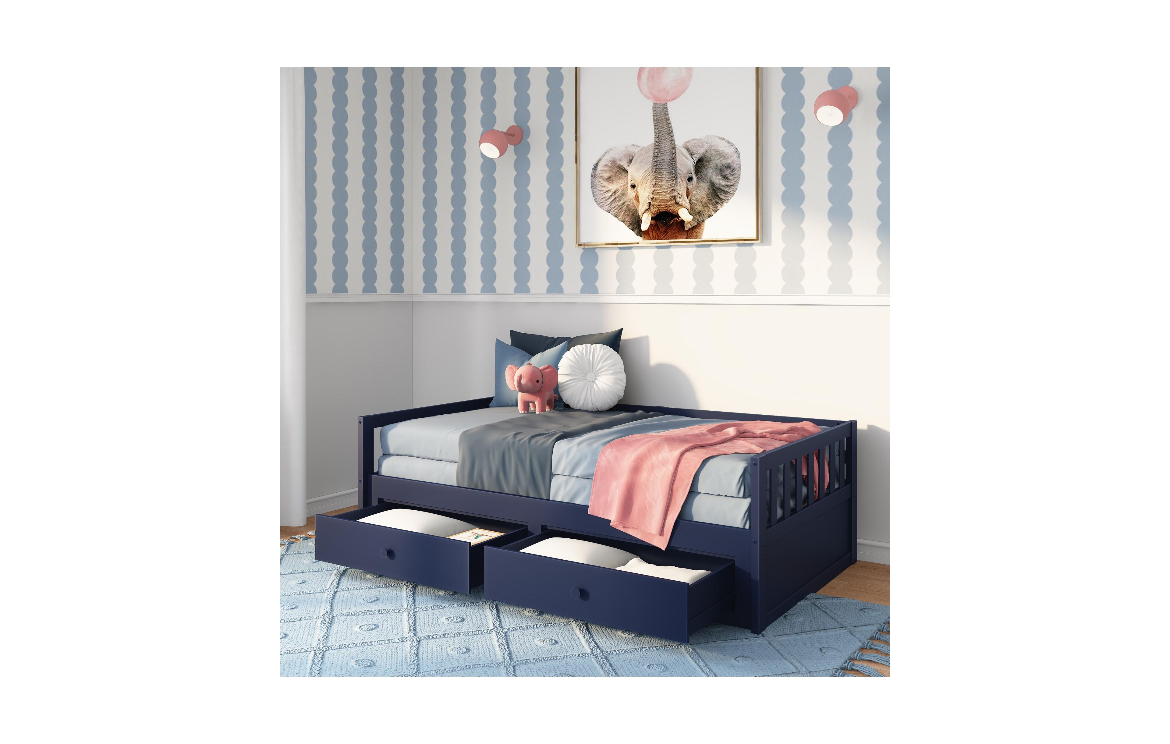 Max & Lily Elizabeth Bed with Storage Drawers
