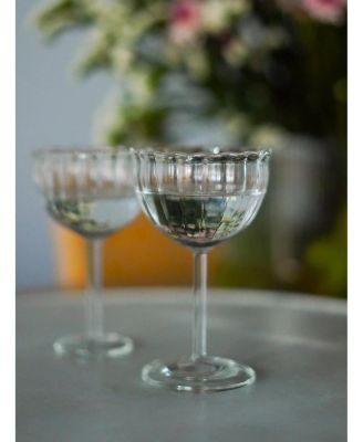 Kira Stemware Coupes, Set of 2