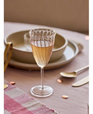 Kira Stemware Champagne Flutes, Set of 2