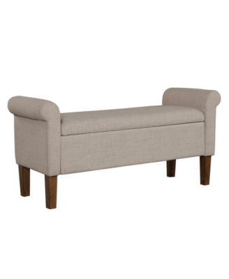 Aubrey 46" Upholstered Storage Bench